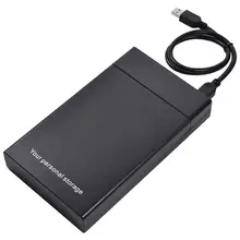 HDD Case 2.5 Inch SATA To USB 3.0 Adapter External Hard Drive Enclosure Reader For SSD Disk HDD Box Case Support 10TB Drives