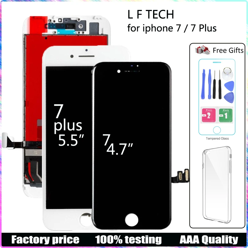 

Replacement for iPhone 7 7 plus screen LCD Display and touch panel Digitizer Assembly No Dead Pixel and gift