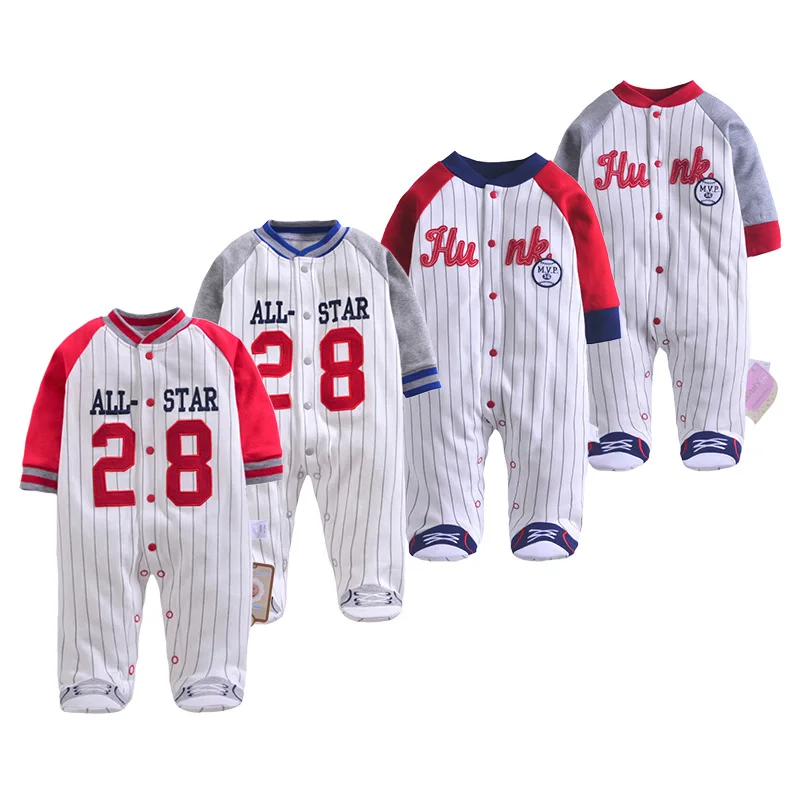 New Arrival Baby Clothes Baby Boy Girls Footed Romper Baby Rompers