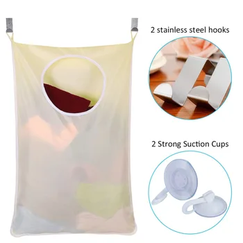 

Wall Hanging Organizer Over door Storage Pockets Wardrobe Organizer Laundry Hamper Bag Clothes Storage Door Hanging