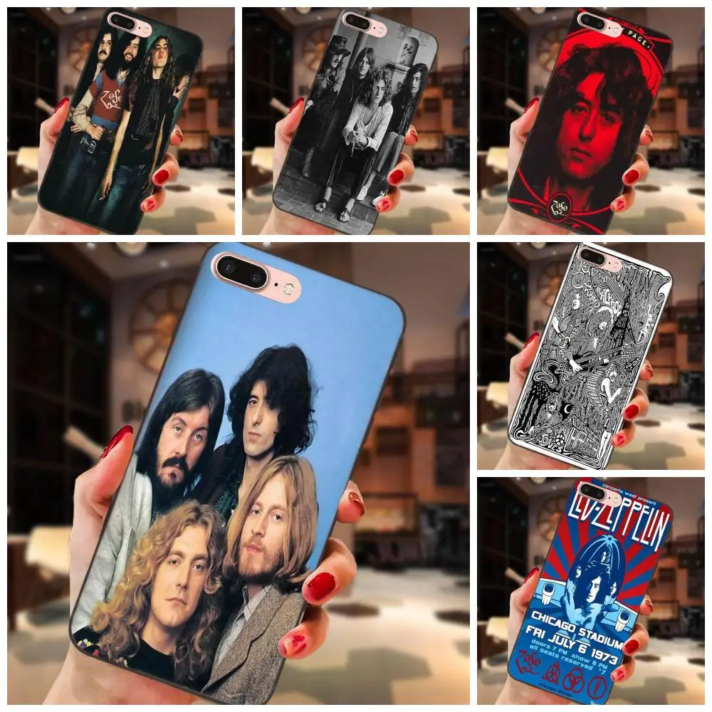 

Soft Silicone TPU Black Protective Cover Case For Xiaomi Mi Mix Max Note 2 2S 3 5X 6 8 SE A1 Play F1 Cool Red Led Zeppelin