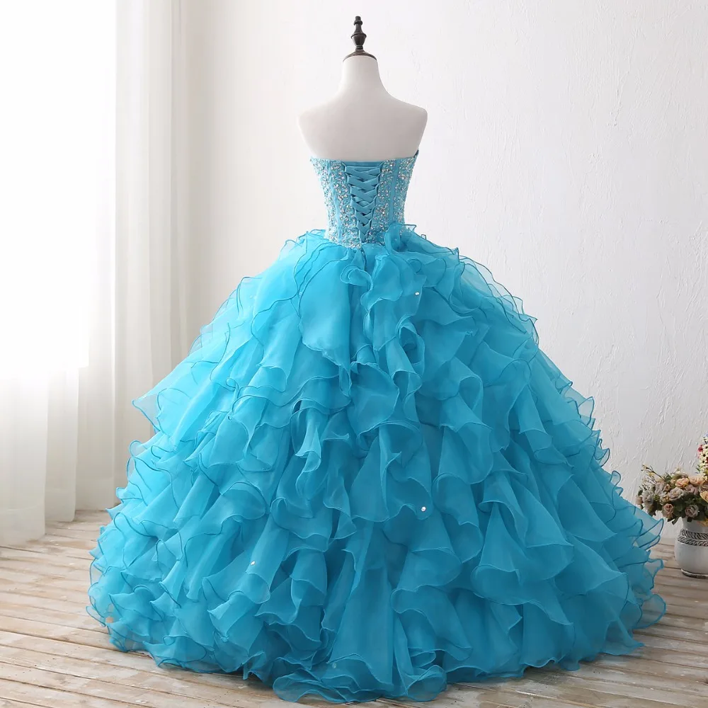 Удивительные Quinceanera платья для женщин Дешевые кружево на спине Vestidos De 15 Anos бальное платье День рождения реальные фотографии выпускн