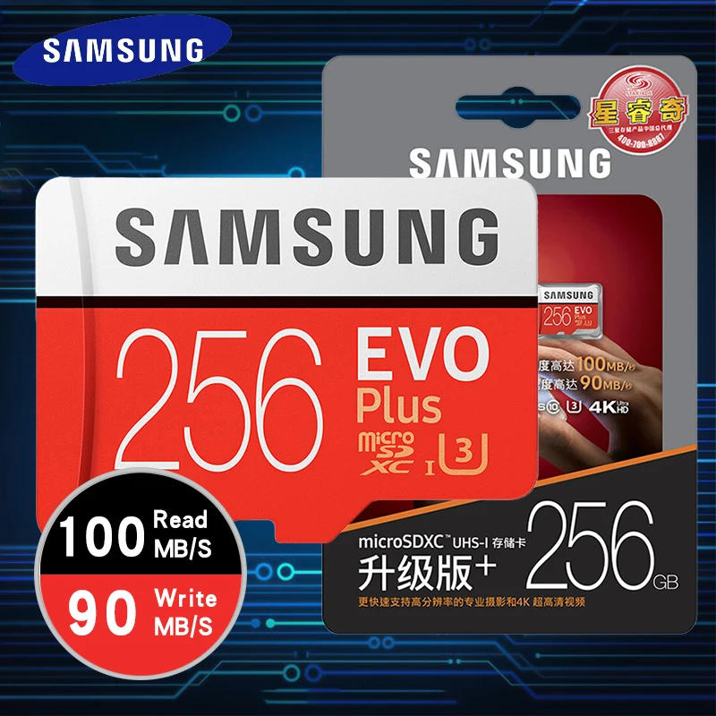 SAMSUNG Micro SD Memory Card 32GB 16GB 64GB 128GB 256GB Class10 Mini SD