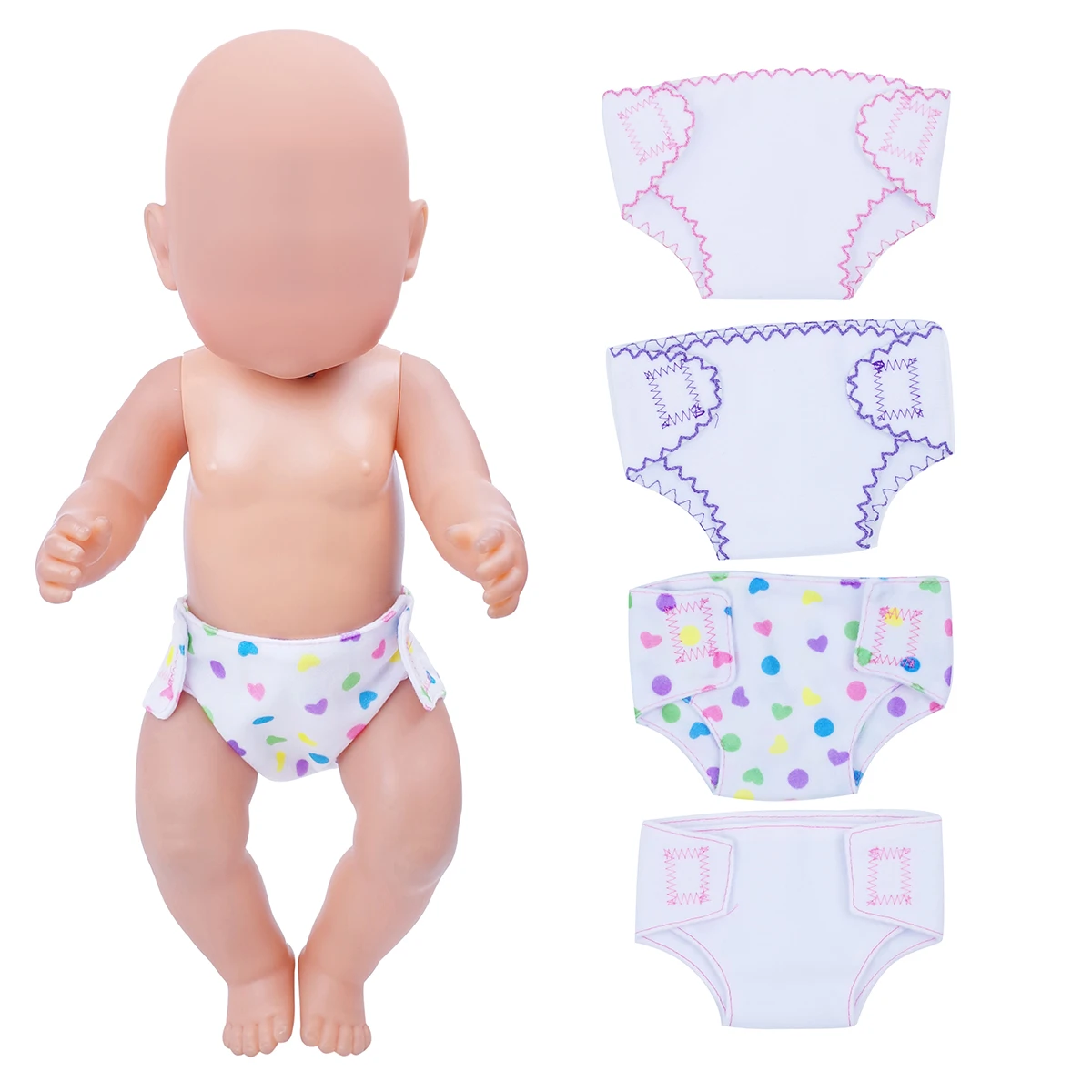 

PellyBaby 43cm New Born Doll Underwear Doll Underpants Baby Doll Accessories