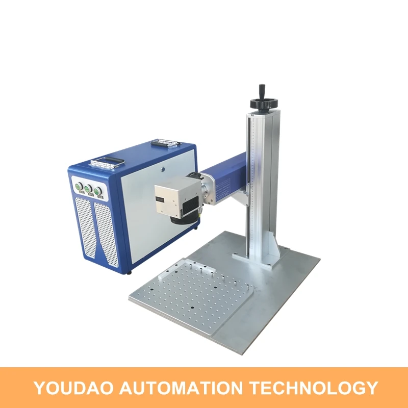 

Raycus 20W 150mm*150mm split mini split fiber laser marking machine engraving for ring nameplate logo phone cover