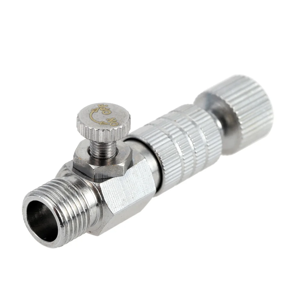 

Airbrush Airflow Adjustment Control Valve Coupling Air Brush Hose Fast Joint Quick Release Coupler 1/8" BSP Airbrushes Tool