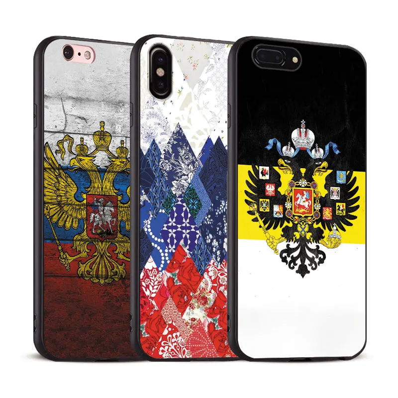 

Russian Federation Flag Coque For Apple iPhone X 8Plus 8 7Plus 7 6SPlus 6s 6Plus 6 Se 5s 5 Soft Silicone Tpu Phone Case Shell Co