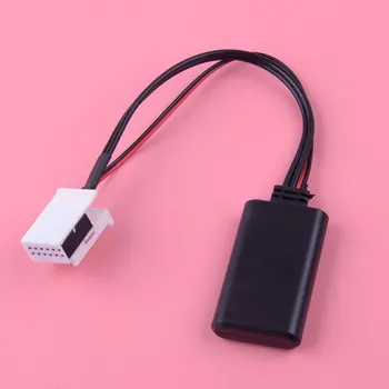 

12Pin Black Bluetooth Audio Adapter Connector Module Wireless Radio Cable 25.8cm Fit For Citroen C2 C3 C4 RD4 Peugeot 207 307