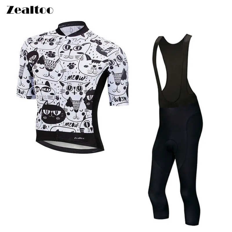 Zealtoo الدراجات جيرسي الصيف قصيرة الأكمام MTB الدراجة الدراجات الملابس روبا مايوه Ciclismo سباق دراجة الملابس و 3/4 السراويل Zealtoo الدراجات جيرسي الصيف قصيرة الأكمام MTB الدراجة الدراجات الملابس روبا مايوه Ciclismo سباق دراجة الملابس و 3/4 السراويل