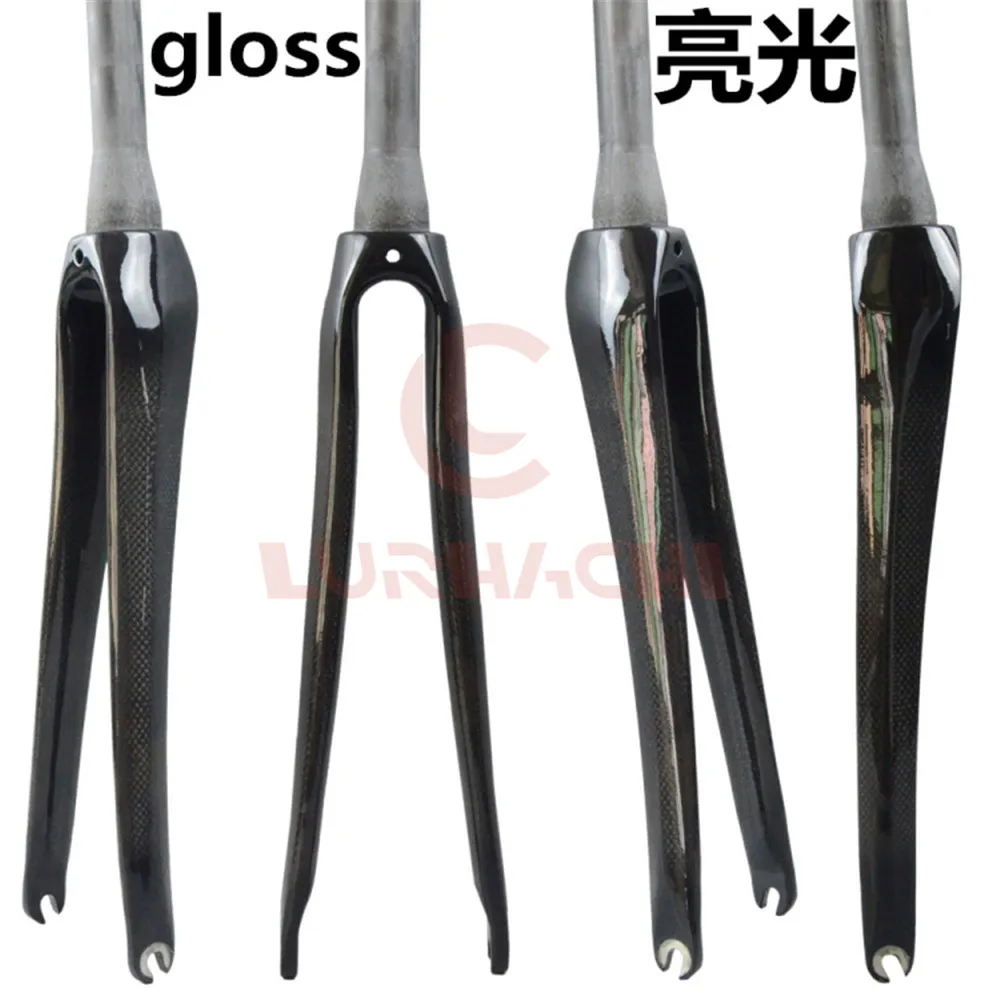 

LURHACHI GRF04 Full T800 Carbon Fiber Road Bike Fork 28.6mm 3K Carbon Fork Road Bicycle Fork