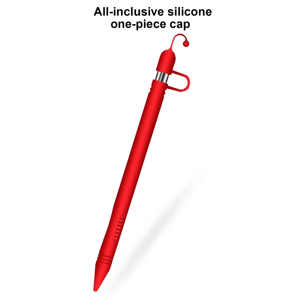 Мягкий силиконовый пенал для iPad Pencil Touch Pen Cover Holder ручка-стилус защитный чехол с ремешком против потери