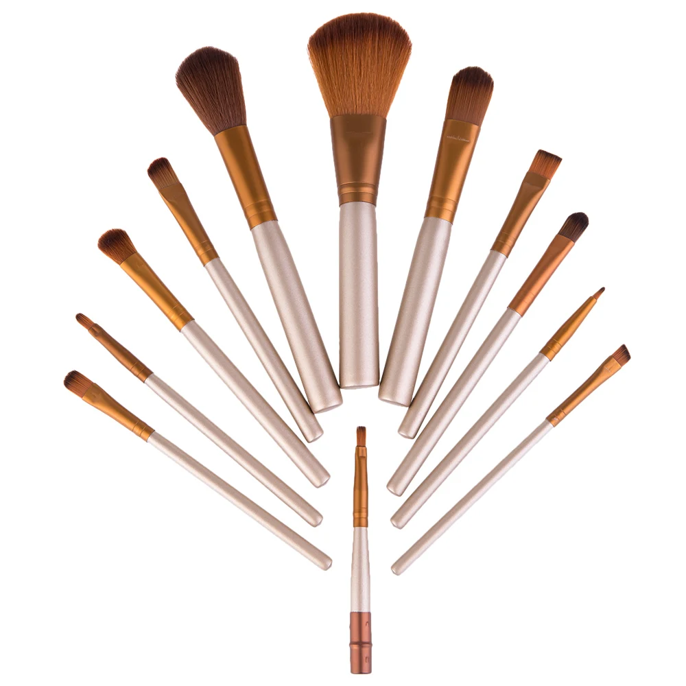 12pcs / Set Professional Foundation Makeup Brushes Set Cosmetic Tools