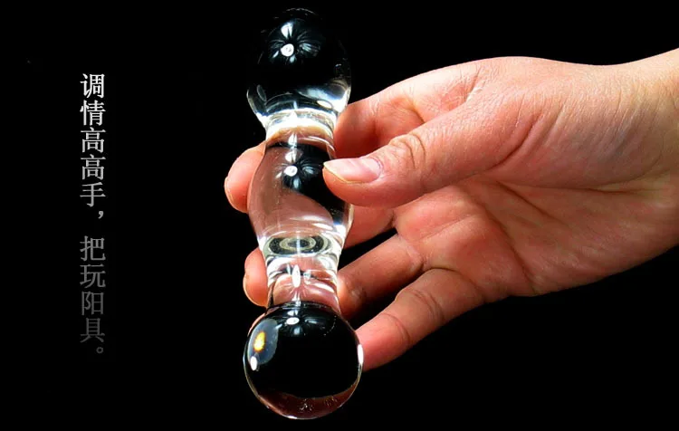 14.5cm Glass Dildo Women Massager Wand vibrator Pyrex Crystal Dildo Lifelike Glass Dildo Crystal Penis Anal Plug Toys Adult Sex