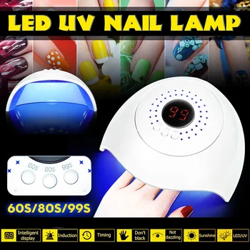 

50W UV Led Lamp Nail Dryer For All Types Gel Leds UV Lamp for Nail Machine Curing Lamp with Timer Setting Mini USB Lamp