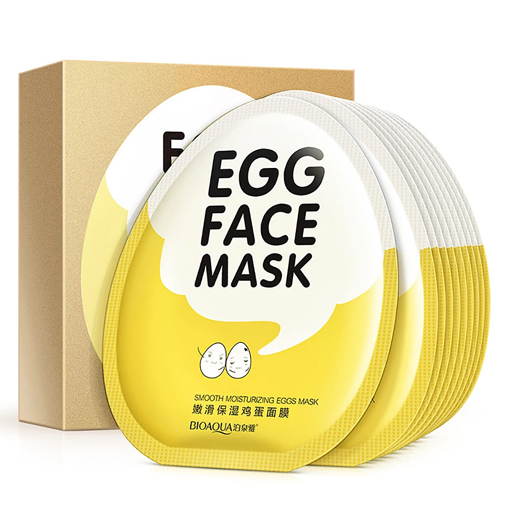 Buy High Quality Egg Facial Mask Smooth Moisturizing