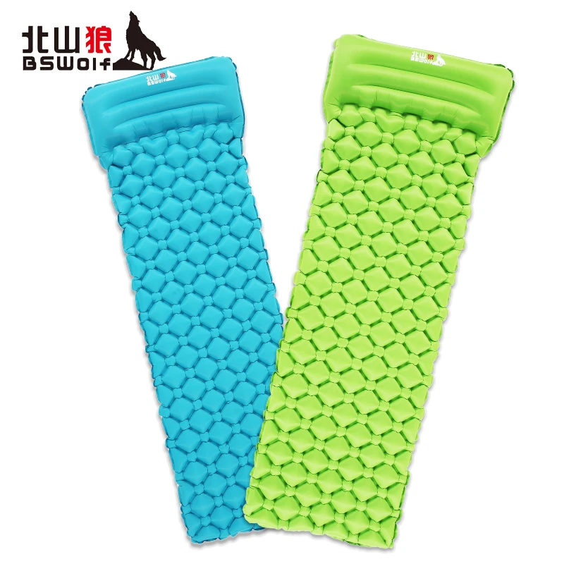 BSWolf Super light blow up lilo blow up lilo outdoor tent sleeping MATS
