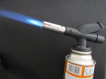 

10pcs/lot Torch Fire Starter Maker Flame Gun One Gas Butane Burner Auto Ignition Weld gas butane lighter