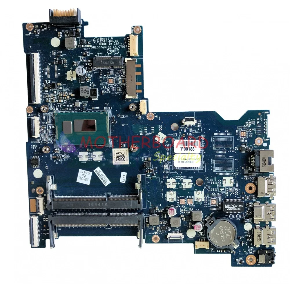 Vieruodis для HP 15-AC Материнская плата ноутбука W/I5-4210U 839543-601 839543-001 AHL50/ABL52 LA-C701P ddr3