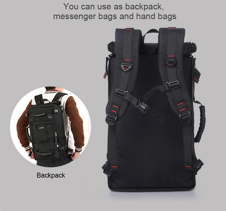 40 л большой емкости Оксфорд водонепроницаемый рюкзак для ноутбука многофункциональная дорожная сумка Mochila школьная сумка походная сумка для багажа KAKA
