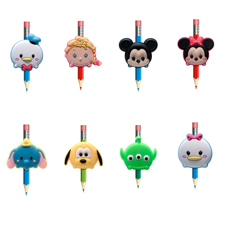 

1Pcs Cute Tusm Tusm Pens Topper Kawaii Pencil Holder School Supplies Pencil Grip Kids Gifts