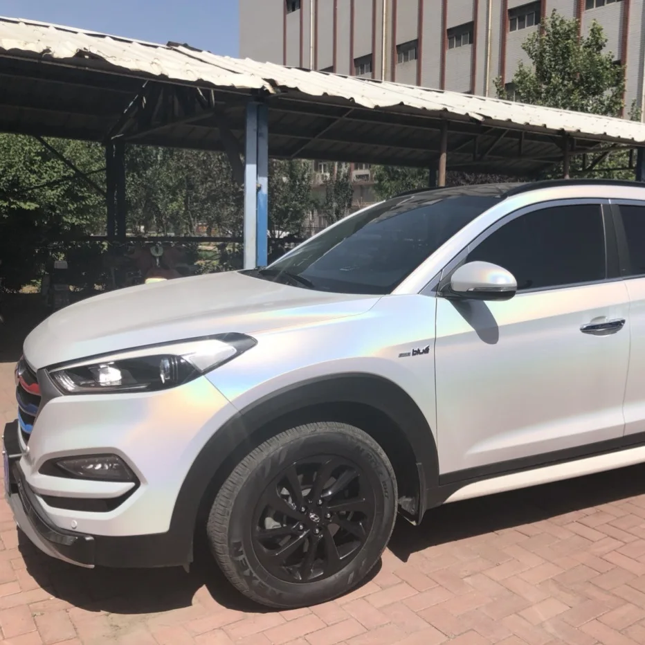 Радужная Лазерная глянцевая Защитная пленка для кузова автомобиля ПВХ наклейка
