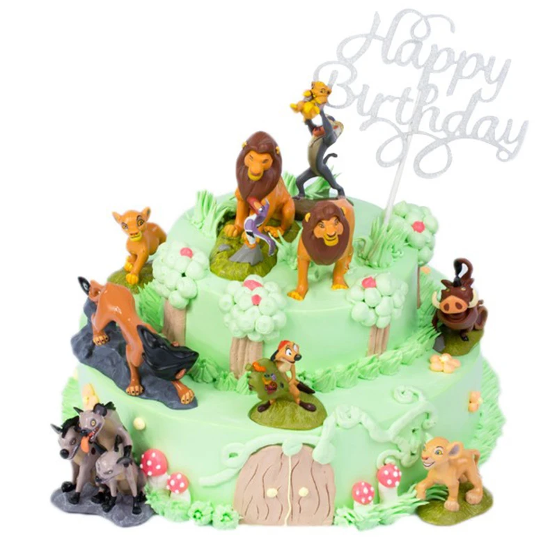 The Lion Figure Cake Topper The Lion Guard King Kion Figures Bunga Beshte Fuli Ono Cupcake Decorations Supplies Cake Decorating Supplies Aliexpress