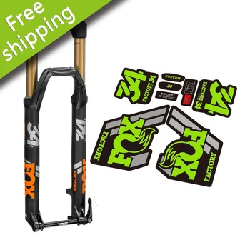 

2018 FOX34 mountain bike bicycle front fork stickers for MTB DH race cycling replacment decals free shipping