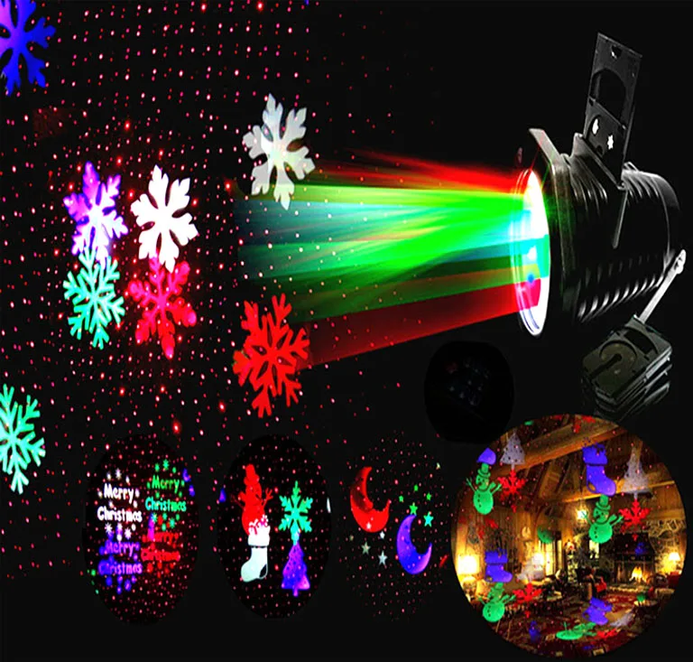 Christmas Laser Projector Animation Effect IP65 Indoor/Outdoor Halloween Projector 10 Patterns