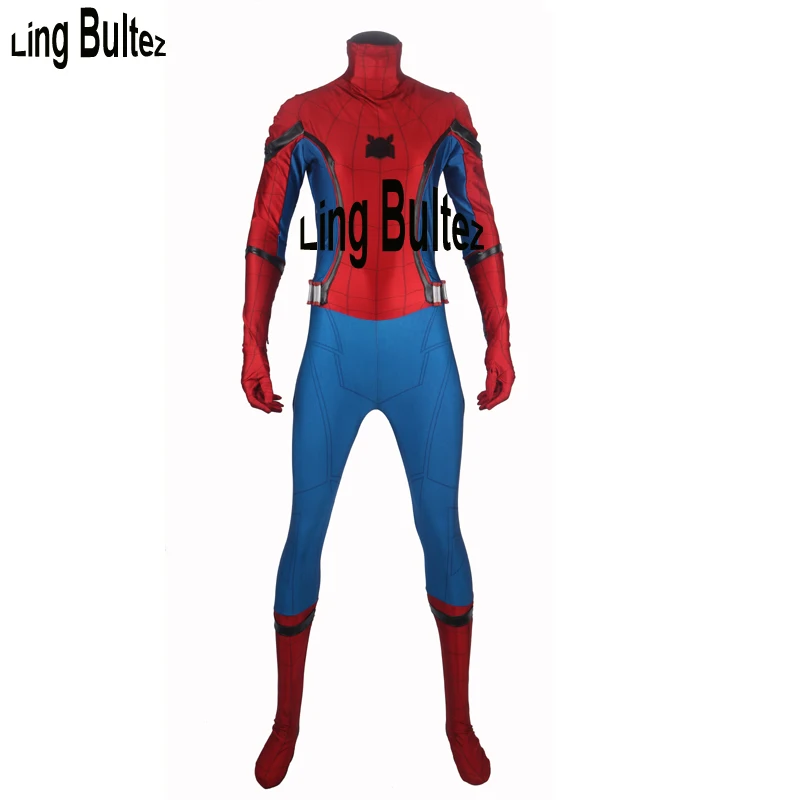 Ling Bultez, высокое качество,, костюм Человека-паука для выпускного вечера, косплей, костюм с крыльями, том Холланд, костюм Человека-паука, костюм Тома Человека-паука