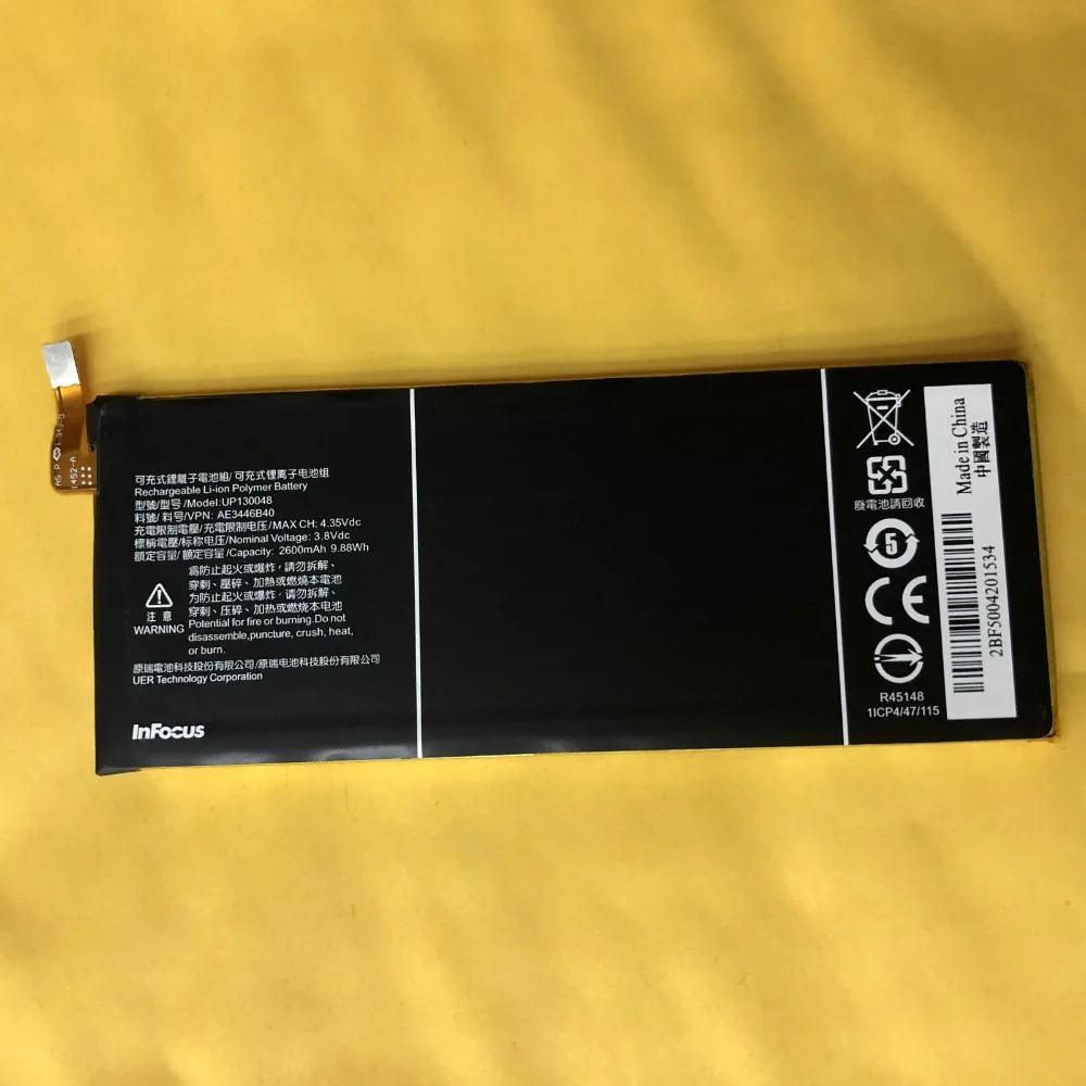 

For foxconn InFOCUS M810 battery M810T M810U original 2600mAh UP130048 AE3446840 100%new new available