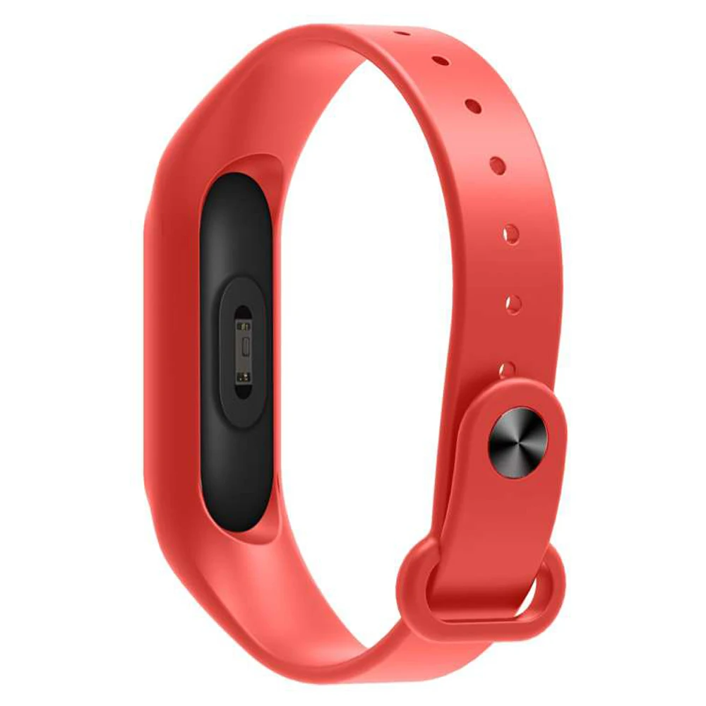 Для Xiaomi mi Band 2, ремешок для браслета, цветной ремешок, сменный смарт-браслет, аксессуары для mi Band 2, силиконовый браслет - Цвет ремешка: red