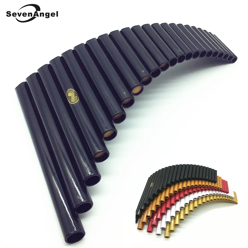 Musicais de Cor Panflute Tubos Alta Qualidade Chave g Mão Direita - Esquerda Instrumentos Preta Sintonizável Flauta Xiao 22 Abs - Image 2