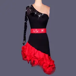 Новинка 2015! Новое поступление, костюмы для танцев сальса, женское платье Infantis Vestidos De Festa. Платья для бальных танцев и латиноамериканских