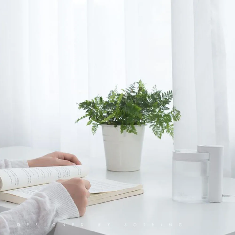 Xiaomi Sothing Desktop humidifier Ultrasound mute USB charge 260ML Transparent Tank Two humidification modes Desktop Diffuser (9)