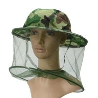 

Outdoor Fishing Cap Midge Mosquito Insect Hat Fishing Hat Bug Mesh Head Net Face Protector Travel Camping Cap Hats