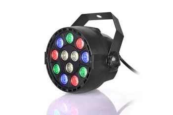 

High quality led par 15W 12 LED RGBW 4IN1 DMX 8CH Beam DJ Wedding Wash Stage Par light led lamp Free Shipping