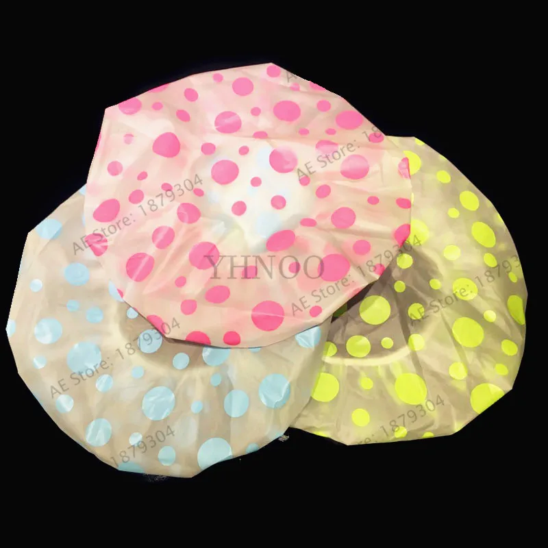 

1pcs Cute cartoon Shower Cap Waterproof Shower Cap Environmental Protection Elastic Band Hat Bath Cap makeup lampblack cap