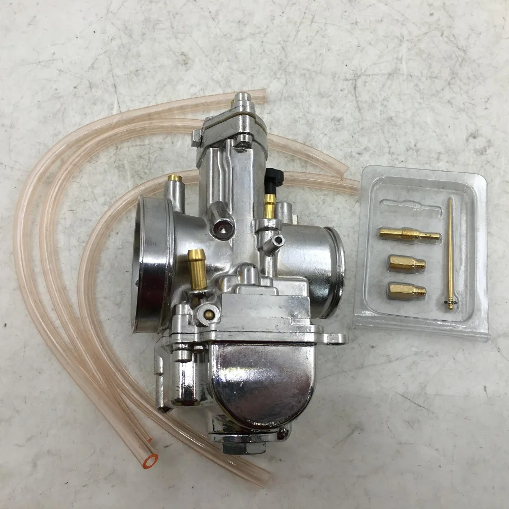 Карбюратор SherryBerg КАРБЮРАТОР vergaser 34 мм PWK 34pwk OKO carb Chrome с power jet rep. Для keihin pwk racing