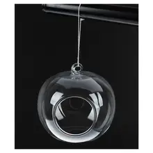 Прозрачная стеклянная ваза для яблок украшение растений|glass