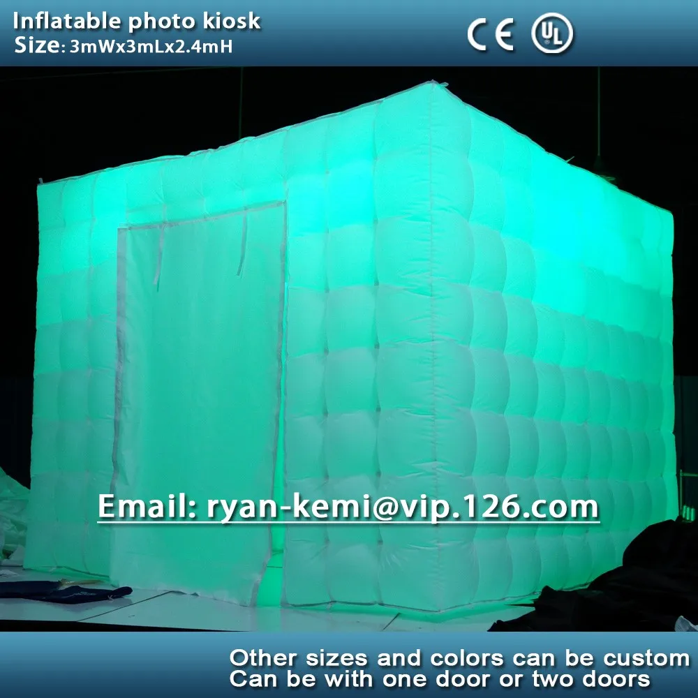 3m inflatable photo kiosk