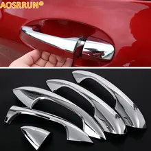 AOSRRUN ABS chromowane wykończenie drzwi osłona klamki akcesoria samochodowe dla Mercedes Benz klasa C C200 C180 C300 Sedan W205 2015 2016