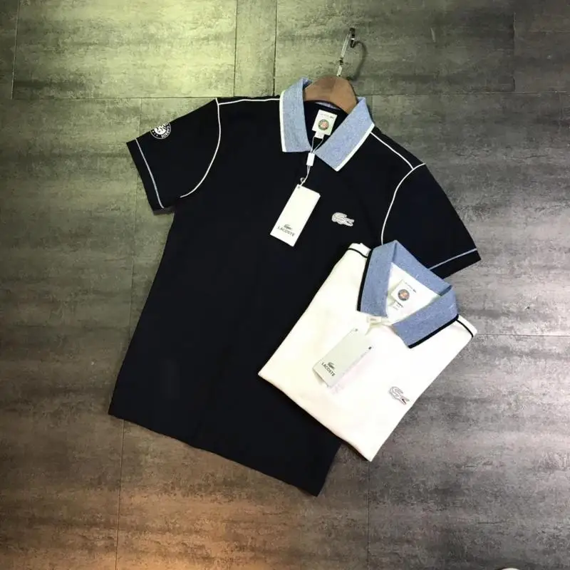 2019 Summer Men's Striped Contrast Collar, Shoulder Sleeve Inset Short Sleeve T-Shirt Men's Casual Sports Men's Short Sleeve run 2019 Summer Men's Striped Contrast Collar, Shoulder Sleeve Inset Short Sleeve T-Shirt Men's Casual Sports Men's Short Sleeve run