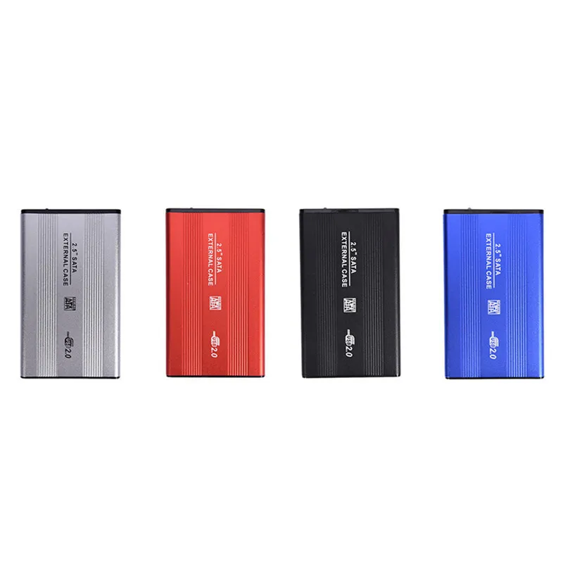 

USB2.0 SATA BOX 2.5" HD BOX for Windows XP / Vista / Win7 / Win8 / Win10 Mac OS 8 Hard disk cartridge Aluminum Alloy HD HDD Hard