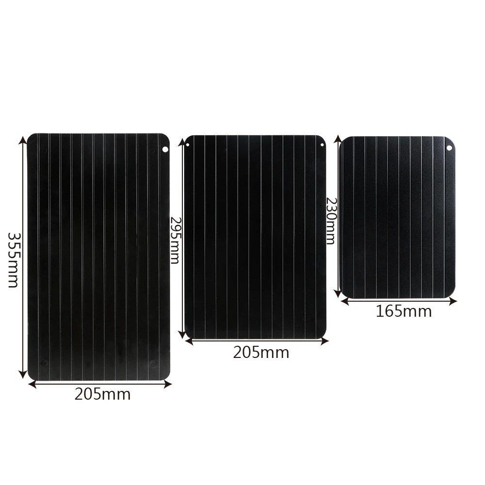 HOOMIN Aluminium Alloy Thaw Frozen Food Meat Fish Physical Natural Efficient Defrosting Trays Kitchen Tool HOOMIN Aluminium Alloy Thaw Frozen Food Meat Fish Physical Natural Efficient Defrosting Trays Kitchen Tool