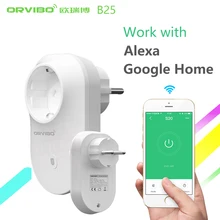 Alexa/Google дома Orvibo Умные розетки B25 ЕС Умный дом 4 г/Wi-Fi пульт дистанционного управления Беспроводной переключатель