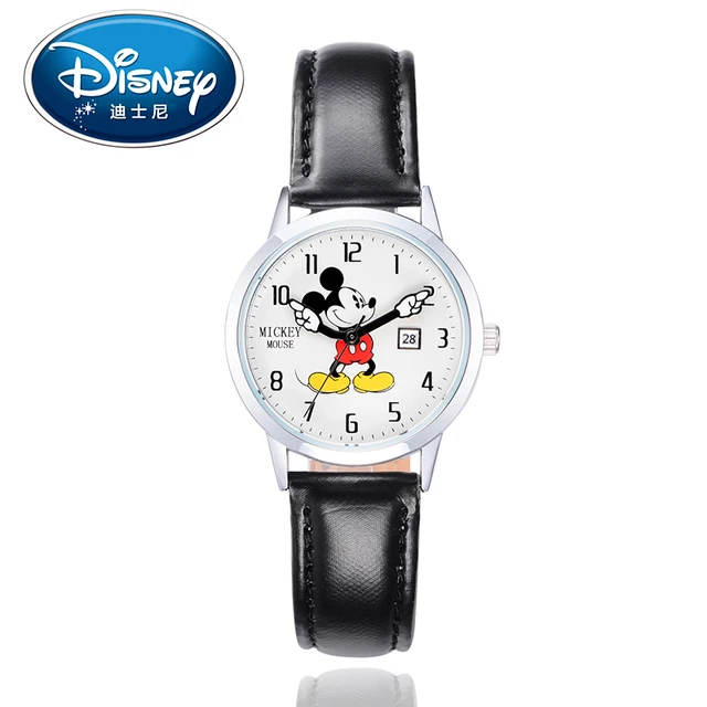 Disney Brand Mickey Mouse Women Watches Ladies Men leather Quartz Clocks Childre Disney Brand Mickey Mouse Women Watches Ladies Men leather Quartz Clocks Childre
