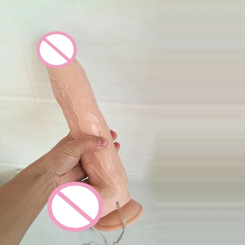 HOWOSEX супер большой фаллоимитатор 12 дюймов вибрация с присоской реалистичный