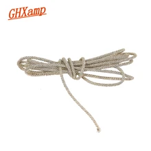 GHXAMP 1 м 20 нитей динамик провод сабвуфер сплошная линия для " 6,5" " 10" дюймов НЧ-динамик PA динамик голосовой ремонт серебряные кабели