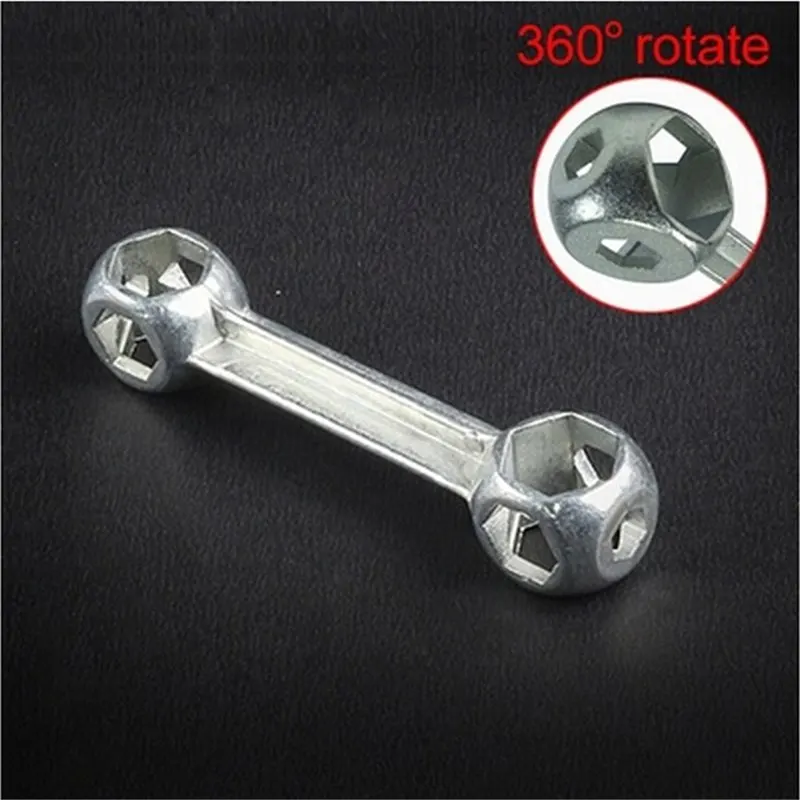 

10 in 1 alloy dog bone shape bike hexagon wrench portable repair tool durable and practical hand tools