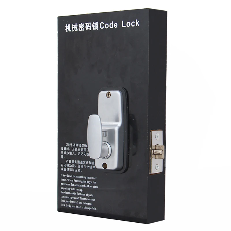 Digital Keypad Entry Code Combination Keyless Setting Lock for Door - Located On Door Knob Stylish Compact Design High Security